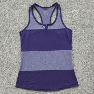 Nike Women's Two-Tone Purple Dri-Fit Tank Top